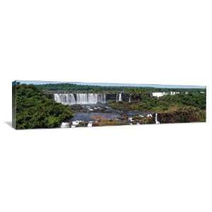  Iguazu Falls Panoramic   Gallery Wrapped Canvas   Museum 