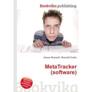  MetaTracker (software) Ronald Cohn Jesse Russell Books