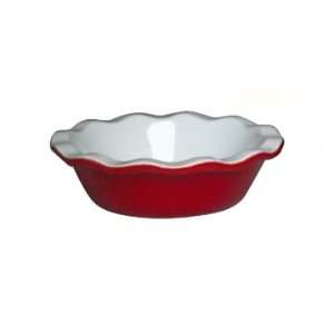  Emile Henry 5 1/2 Inch Pie Dish, Red