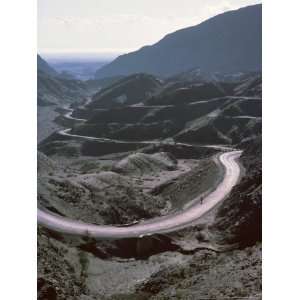 Winding Road, Khyber Pass Area, North West Frontier Province, Pakistan 