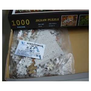  jigsaw puzzle material is paper have 1000pies 500pies 