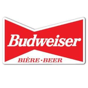  Budweiser Biere Beer Label Car Bumper Sticker Decal 4.5x2 