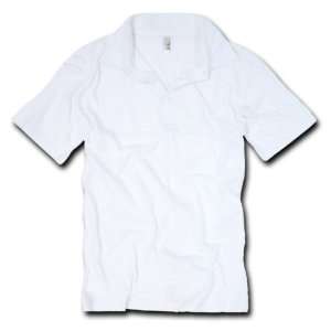  White Mens 30S Jersey polos shirts Large Sports 