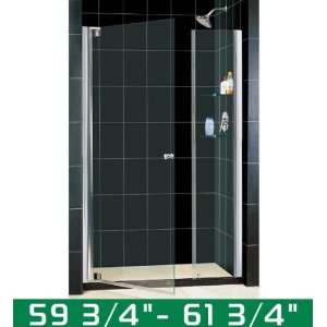 DreamLine Pivot Glass Shower Door Elegance DL 61 SHDR4161728 01. 61x72 