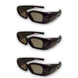  3DTV Corp® DLP LINK 3D Glasses (THREE) for ALL 3D Ready 