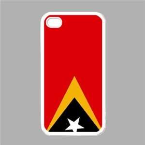  Timor Leste Flag White Iphone 4   Iphone 4s Case Office 