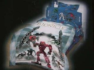 Lego Bionicle Kids Bedding   Vakama Heroes Full size Comforter & Sheet 