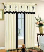 Window Treatments   Helena Curtain Set w/ Tassels / Sheers
