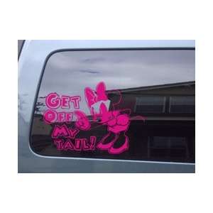   Off My Tail Car Truck Pink Vinyl Decal Sticker  0507  Automotive