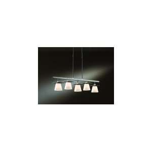 Hubbardton Forge 13 6605 05S G242 SHORT Wren 5 Light Island Light in 