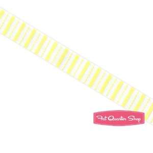   Designs 5/8 Yellow Stripes Grosgrain Ribbon Fabric   SKU# STRS YELLOW