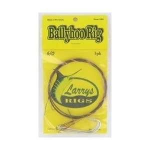 Ballyhoo Riggs Single Hook 6/0 3pc Pack