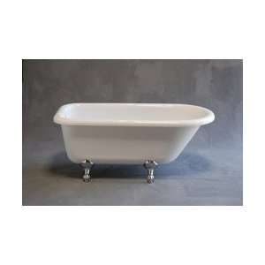  Strom Plumbing Tradition Clawfoot Tub P0978C White with 