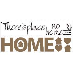  RoomMates RMK1397SCS No Place Like Home Peel & Stick Wall 
