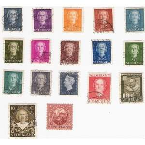  Vintage Netherland or Nederland Stamp Lot 
