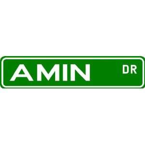  AMIN Street Sign ~ Family Lastname Sign ~ Gameroom 