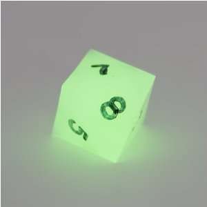  Glow in the Dark 8 Sided Dice, D8 Toys & Games