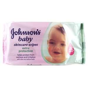 Johnsons Baby Extracare Wipes 64 Pack 500g  Grocery 