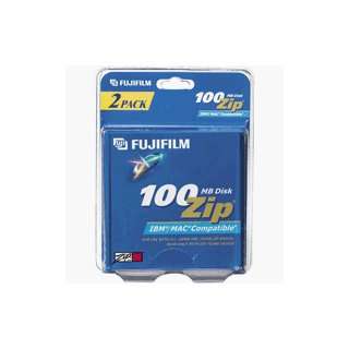  Fujifilm 2PK ZIP DATA CART 100MB PC/MAC FMT ( 25275002 