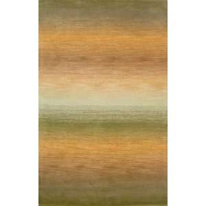  TransOcean Rugs Ombre Stripes Sage Rectangle 8.00 x 10.00 