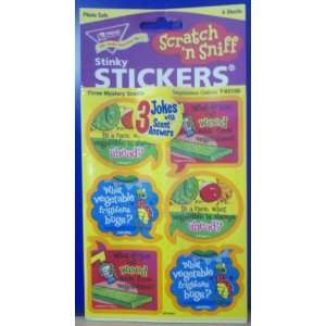  VEGEABLE GALORE SCRATCH N SNIFF STICKERS