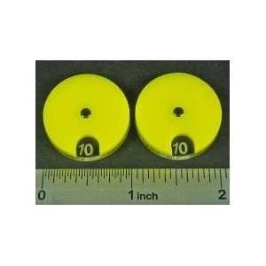  Yellow Circle Combat Dials (0 10) Toys & Games