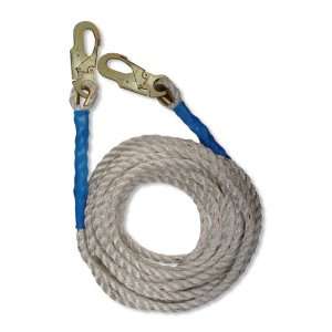   Lifeline with Snap Hooks at Both Ends, 75 Foot