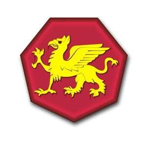  US Army 108th Training Division Patch Decal Sticker 3.8 6 