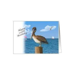  Birthday, 109th, Pelican, Seascape Card Toys & Games