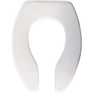  Church 9500CT 000 Elongated Open Front Toilet Seat, White 