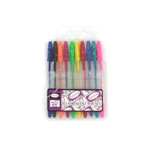  10 Pack Fluorescent Pens 