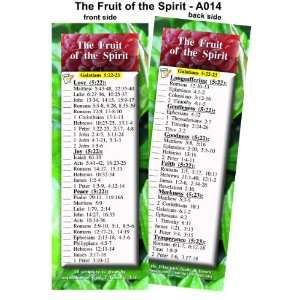  Bible Bookmark   Fruit of the Spirit   Package of 25   2 