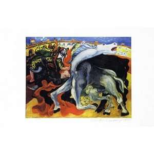  Bullfight, Death of Toreador Giclee Poster Print by Pablo 