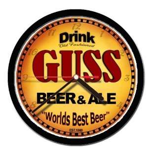  GUSS beer and ale cerveza wall clock 