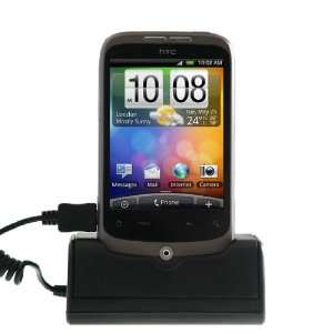  USB BATTERY CHARGER SYNC CRADLE DOCK FOR HTC WILDFIRE 