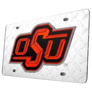    Oklahoma State Cowboys Diamond Acrylic Laser Tag