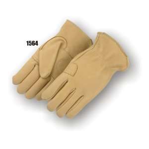 Leather Work Glove, #1564 Elkskin Drivers Medium Weight, size 7, 12 