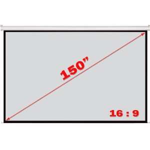 Antra Electric Motorized 150 169 Projector Projection Screen Matte 