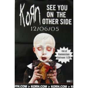  Korn Other Side live concert Black Wood Mounted Poster New 