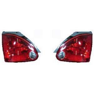  Nissan Maxima Tail Lights Clear Red Taillights 2004 2005 