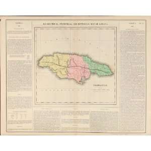  Antique Map of West Indies, 1822