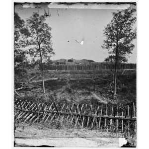 Civil War Reprint Atlanta, Georgia. Fortifications