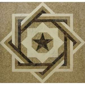   Brown Medallion Series Polished Stone   18624