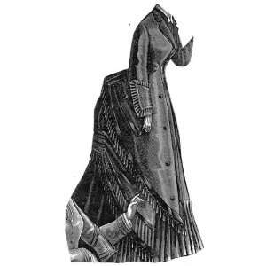  1876 Slate Grey Serge Dress Pattern 