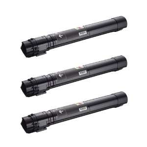  3 Pack 3 x 19,000 Page Black Toner Cartridge for Dell 