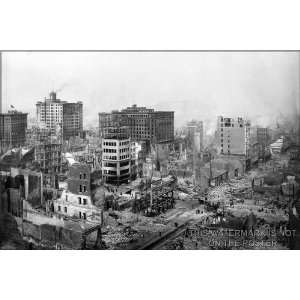 San Francisco Earthquake of 1906, Ruins Near Post and Grant Ave.   24 