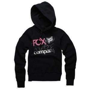  Fox Racing Womens Hometown Pullover Hoody   X Large/Black 