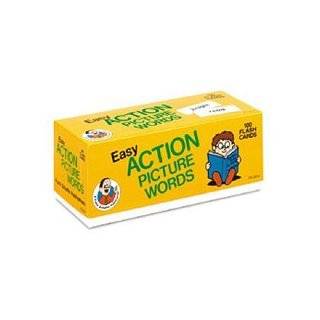 Easy Action Picture Words (Phonics Flash Cards) Cards by School 