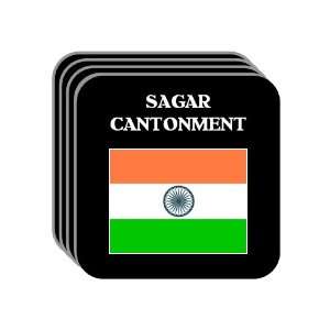  India   SAGAR CANTONMENT Set of 4 Mini Mousepad Coasters 