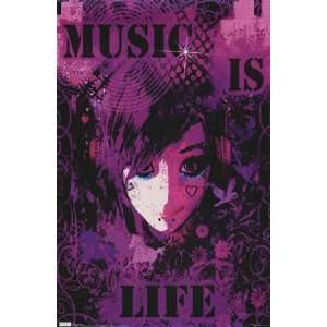  Music is Life   Poster (22x34)